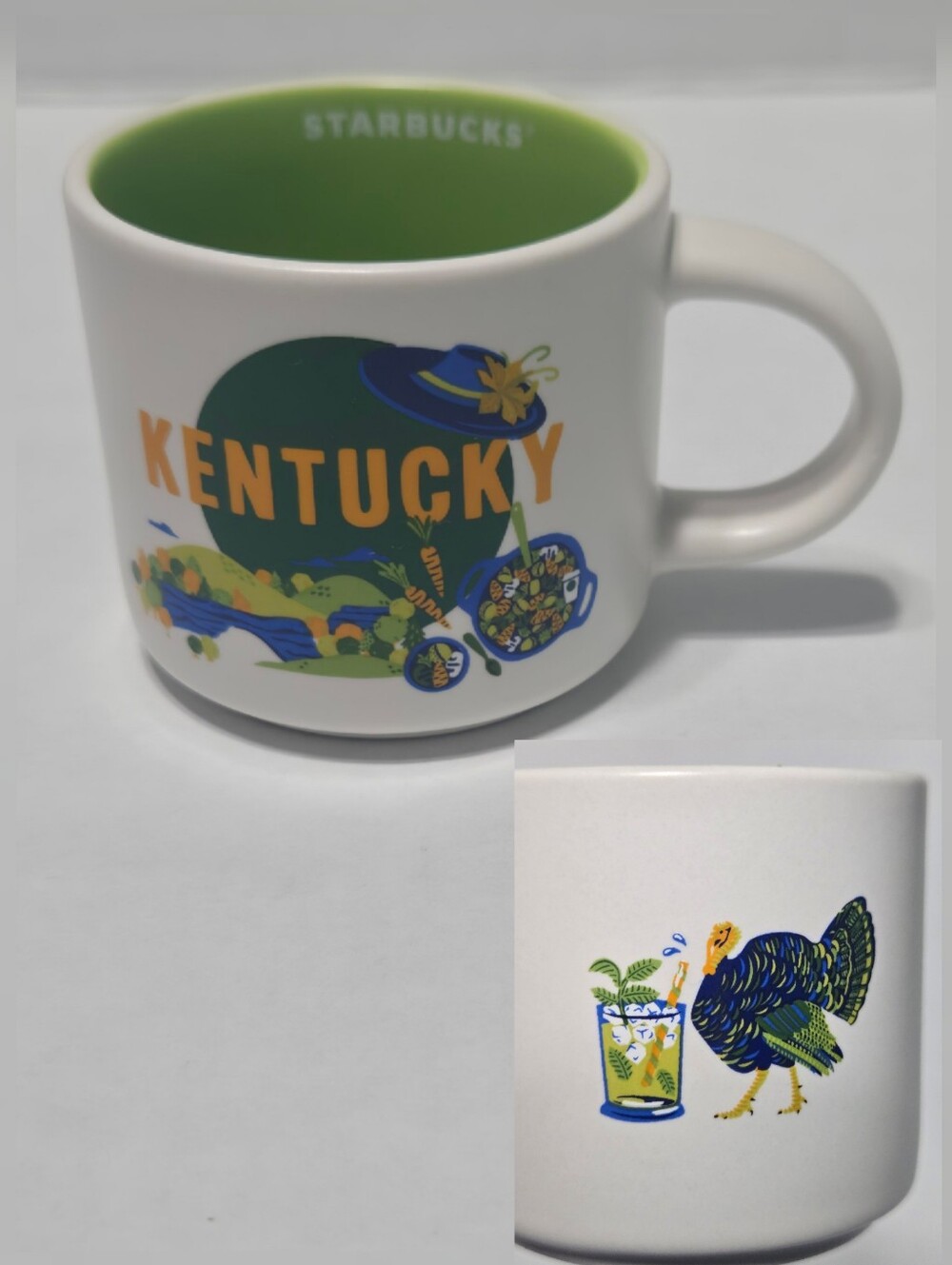 Starbucks Kentucky State Discovery Series Coffee Mug Ornament 2 oz Mini Mug Shot